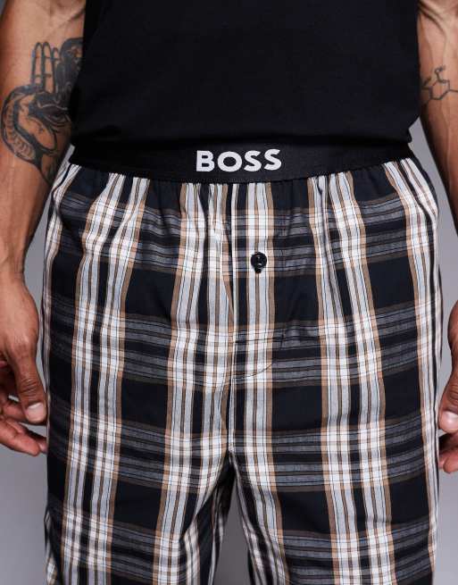 BOSS Bodywear easy lounge t-shirt pyjama gift set in black, 4 of 5