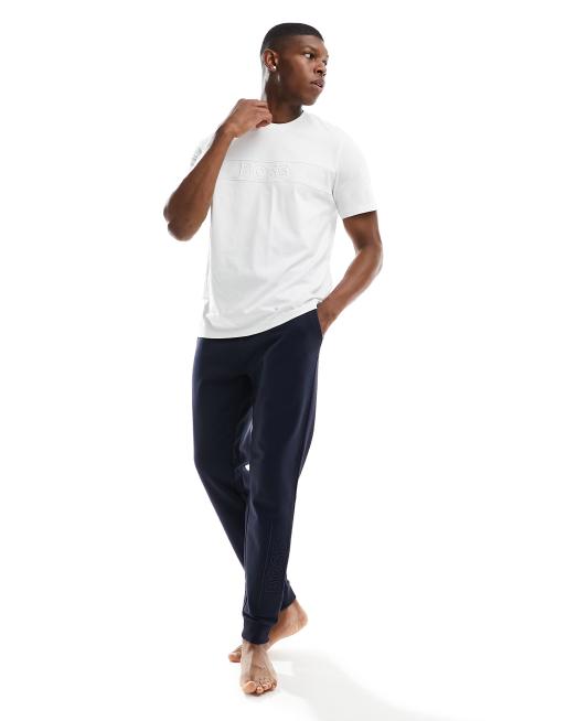 BOSS Bodywear - Fashion - Pantalon de jogging à logo - Bleu marine