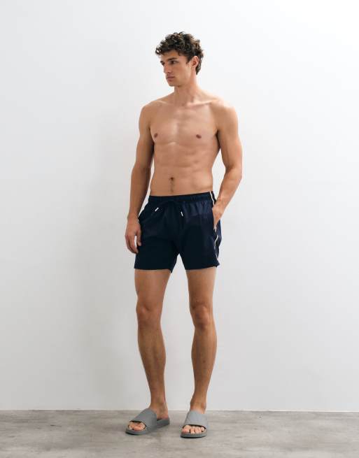 BOSS Bodywear Iconic badshorts i marinblått, 2 av 5