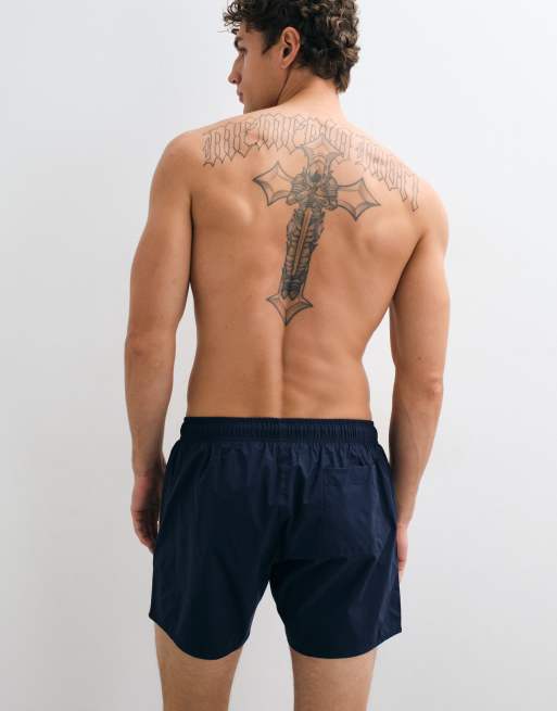 BOSS Bodywear Iconic badshorts i marinblått, 4 av 5