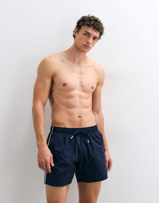BOSS Bodywear Iconic badshorts i marinblått, 5 av 5