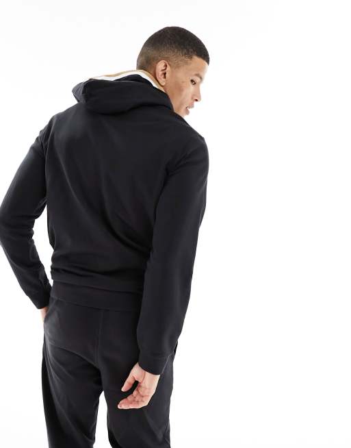 Boss Bodywear iconic hoodie in black, 2 of 4