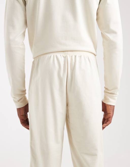BOSS Bodywear - Iconic - Pantalon de jogging d'ensemble confort - Crème, 5 de 5