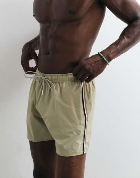 BOSS - Bodywear Iconic - Short de bain - Beige foncé - view 1