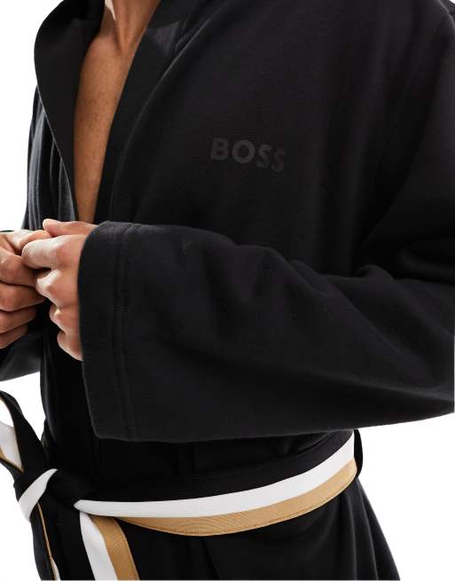 BOSS Bodywear – Iconic – Svart rock i teddy, 2 av 4