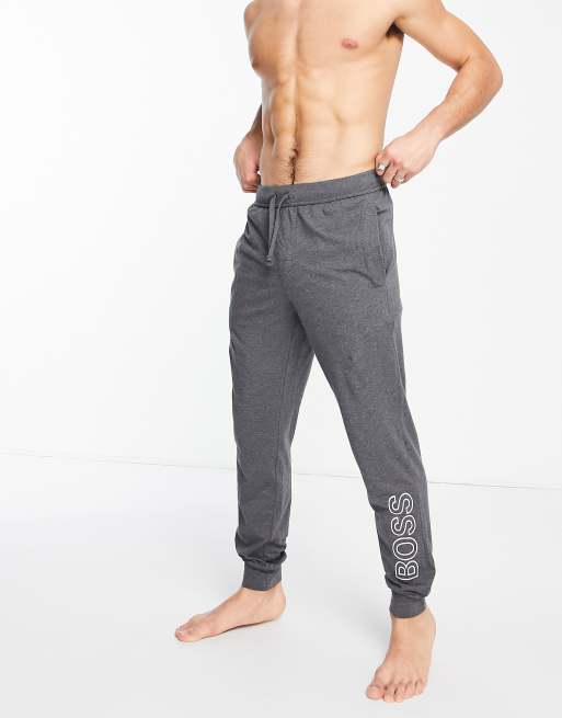 Boss Bodywear – Identity – Szare joggersy domowe, 3 z 4