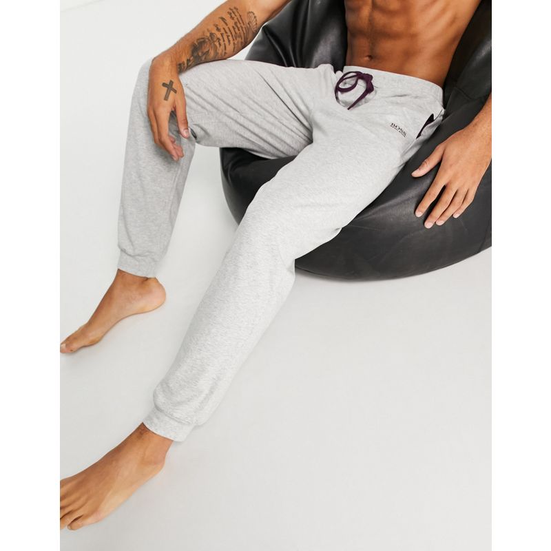 Uomo  BOSS - Bodywear - Joggers grigi con logo