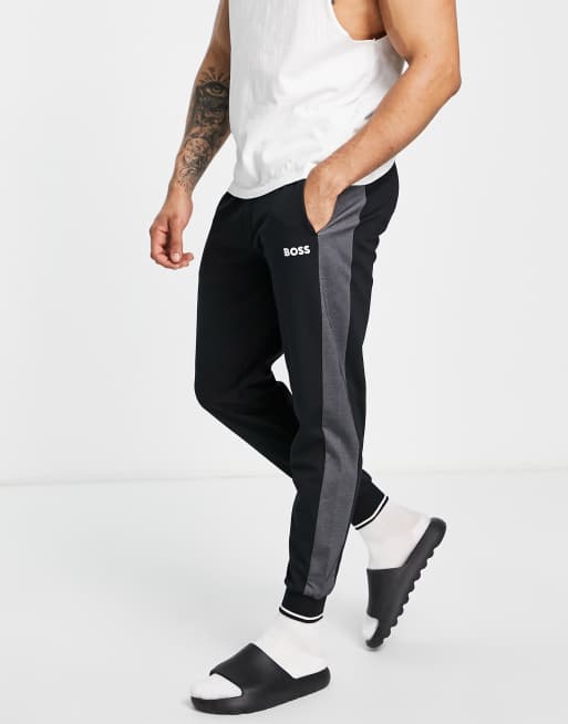 Boss Bodywear joggers in black core | ASOS