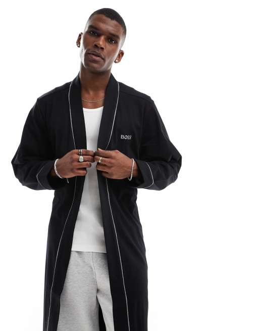 BOSS - Bodywear - Kamerjas in zwart, 4 van 4