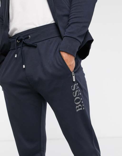 Boss bodywear deals logo cuffed joggers