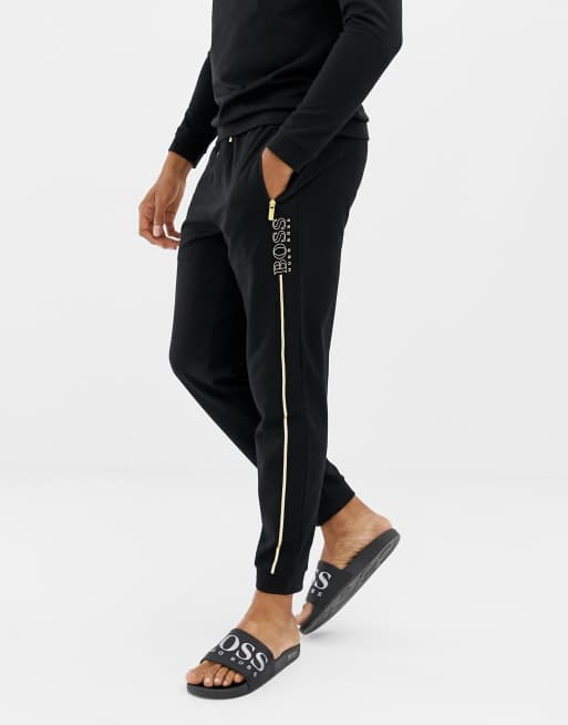 boss cuffed joggers