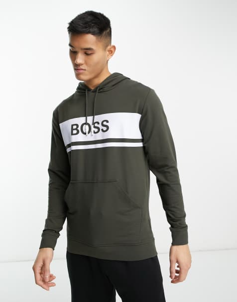 Mens boss hoodie online sale