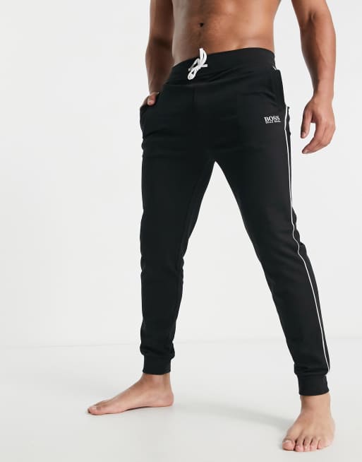 Boss bodywear logo joggers in black | ASOS