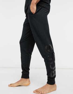 boss bodywear logo tracksuit black