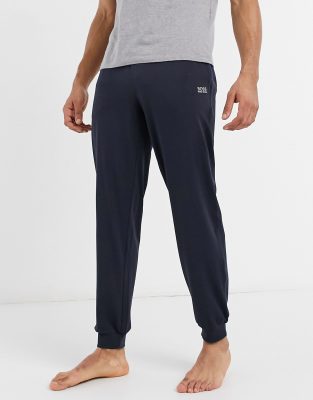 boss bodywear logo tracksuit navy