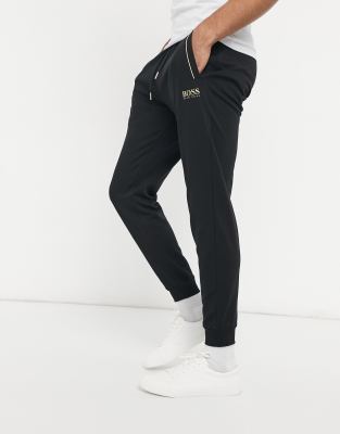 boss bodywear logo tracksuit black