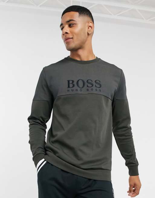 Boss bodywear over the head logo sweatshirt new arrivals