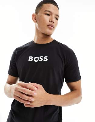 Boss bodywear logo outlet crew sweatshirt