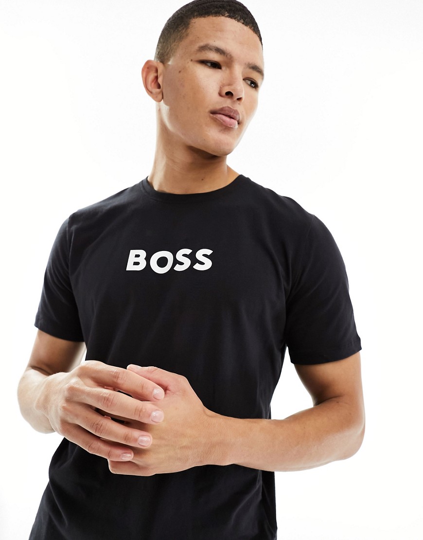 Boss Bodywear logo t-shirt in black