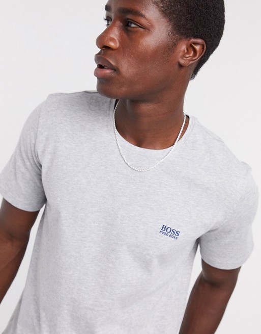 BOSS bodywear logo t-shirt in grey SUIT 4