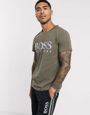 hugo boss shirt green