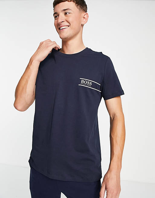 T-Shirts & Vests BOSS Bodywear logo t-shirt in navy 