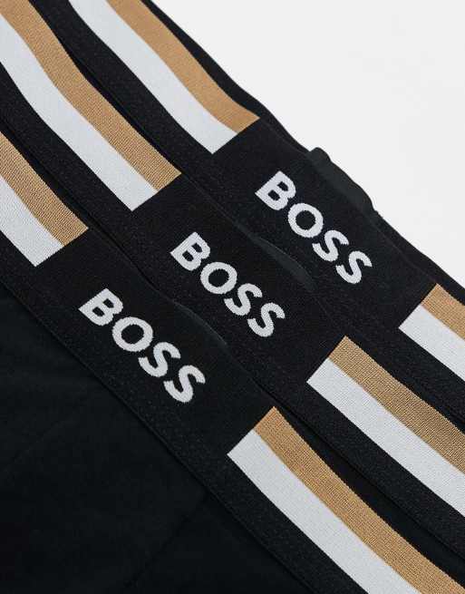 BOSS Bodywear - Lot de 3 boxers de sport - Noir, 2 de 4