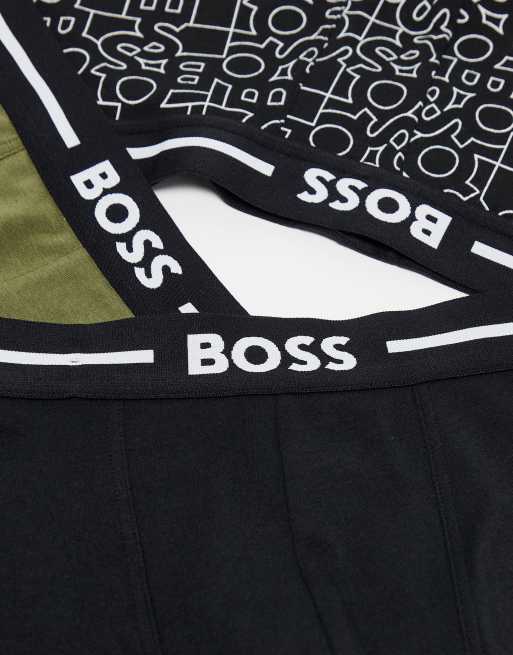 BOSS Bodywear - Lot de 3 boxers - Multicolore et à motifs, 2 de 4