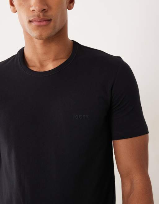 BOSS - Bodywear - Lot de 3 t-shirts - Noir, 5 de 5