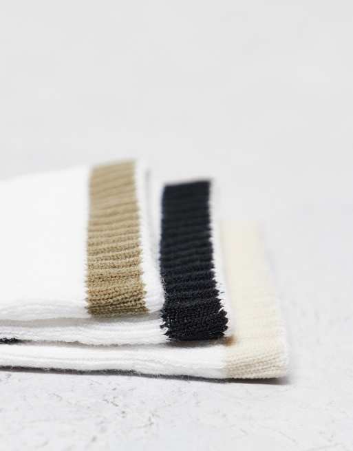 BOSS Bodywear - Lot de 6 paires de chaussettes de sport - Blanc , 2 de 3