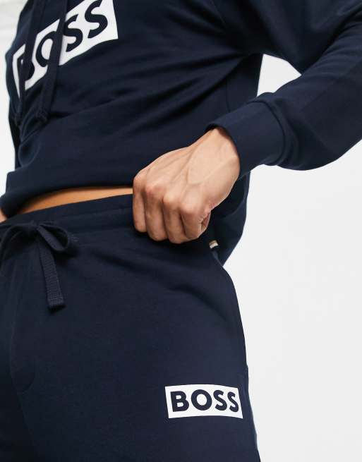 Boss bodywear lounge tracksuit navy sale