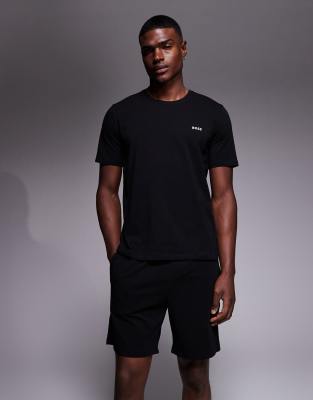 Hugo Boss Boss Bodywear Lounge Shorts In Black