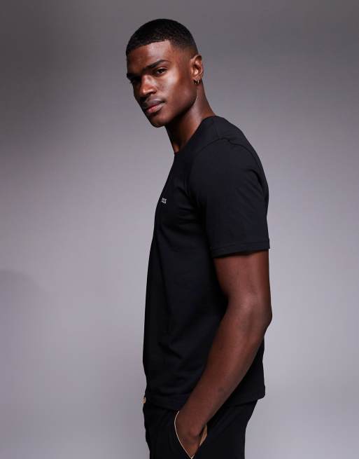 BOSS Bodywear – Lounge-T-Shirt in Schwarz, Kombiteil, 4 von 5