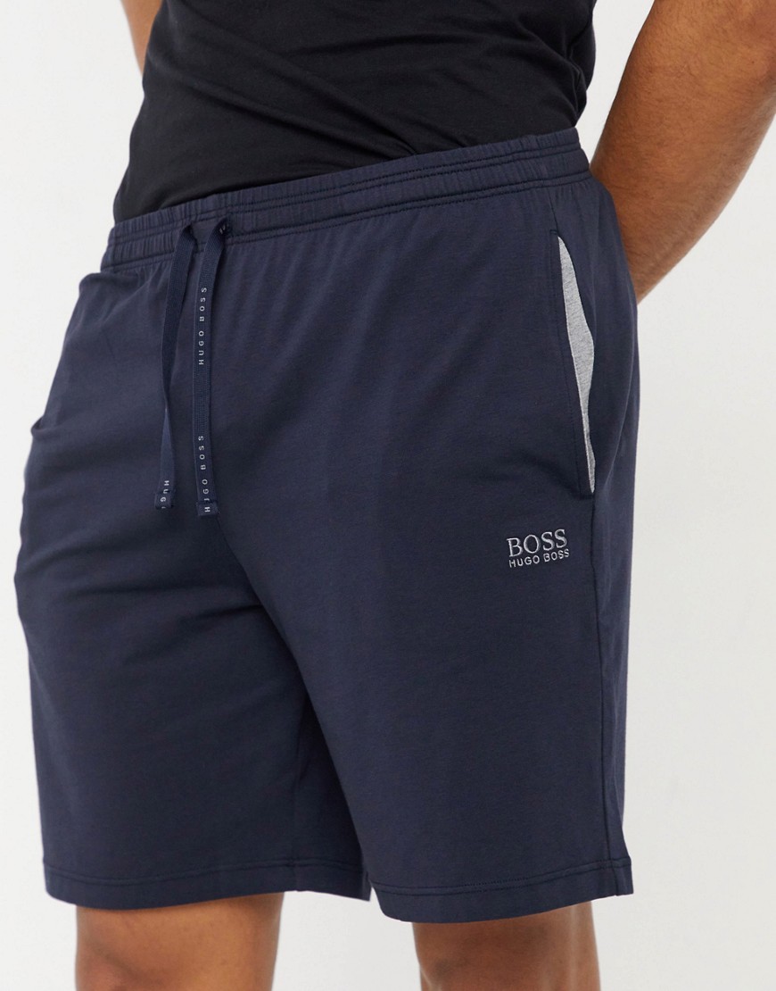 BOSS - Bodywear - Loungeshort in marineblauw