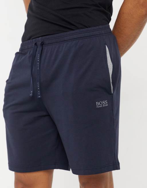 BOSS - Bodywear - Loungeshort in marineblauw