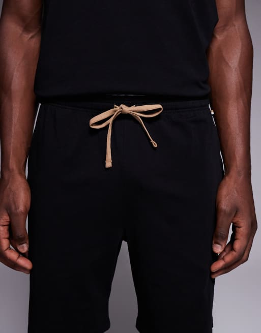 BOSS - Bodywear - Loungeshort in zwart, deel van co-ord set, 5 van 5