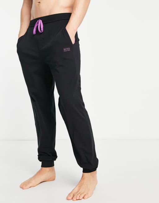 Boss Bodywear loungewear joggers in black SUIT ASOS
