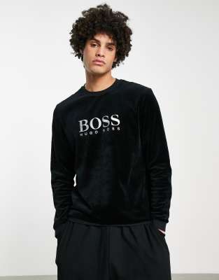 Hugo boss hot sale velour jumper