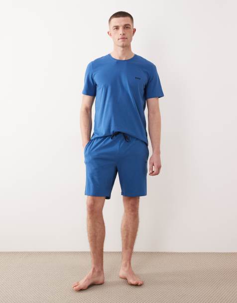 BOSS Bodywear – Mix & Match – Lounge-Shorts in Blau - view 1