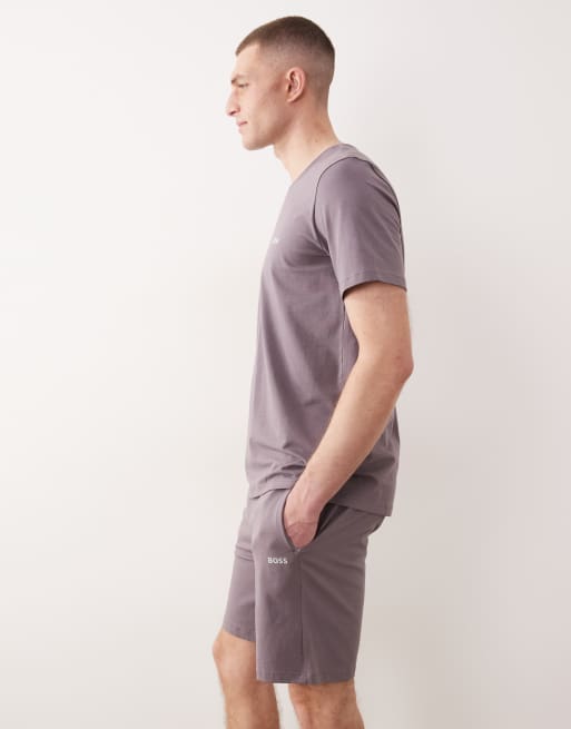 BOSS Bodywear – Mix & Match – Lounge-Shorts in Lavendel, 3 von 5