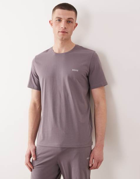 Boss Bodywear Mix & Match lounge t-shirt in lavender 