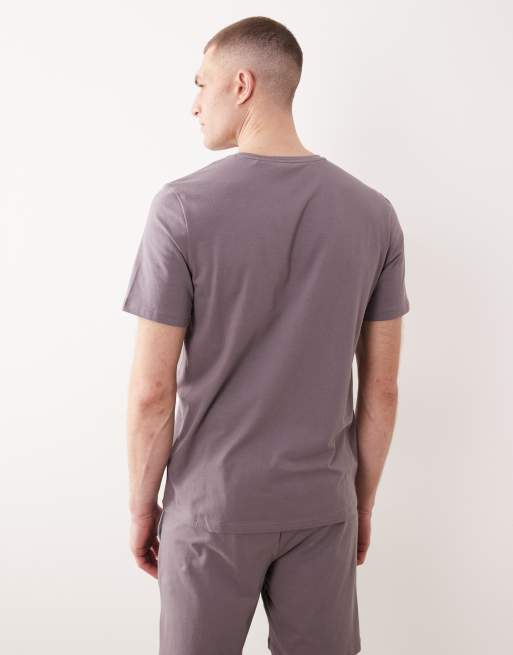 Boss Bodywear Mix & Match lounge t-shirt in lavender , 2 of 5