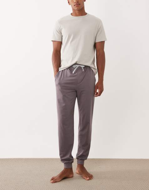 BOSS Bodywear mix & match lounge trackies in lavender - view 1