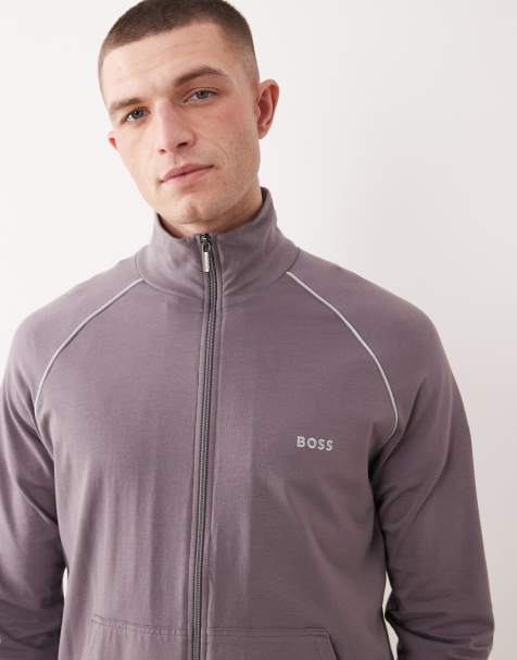 BOSS Bodywear - Mix og match - Lyslilla lounge-jakke - view 1