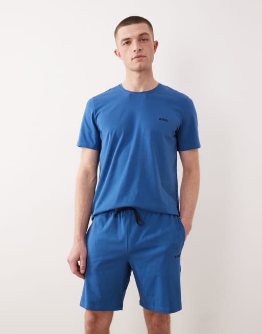 BOSS – Bodywear – Mixa & matcha – Blå, mysiga shorts, 2 av 5