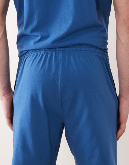 BOSS – Bodywear – Mixa & matcha – Blå, mysiga shorts, 5 av 5