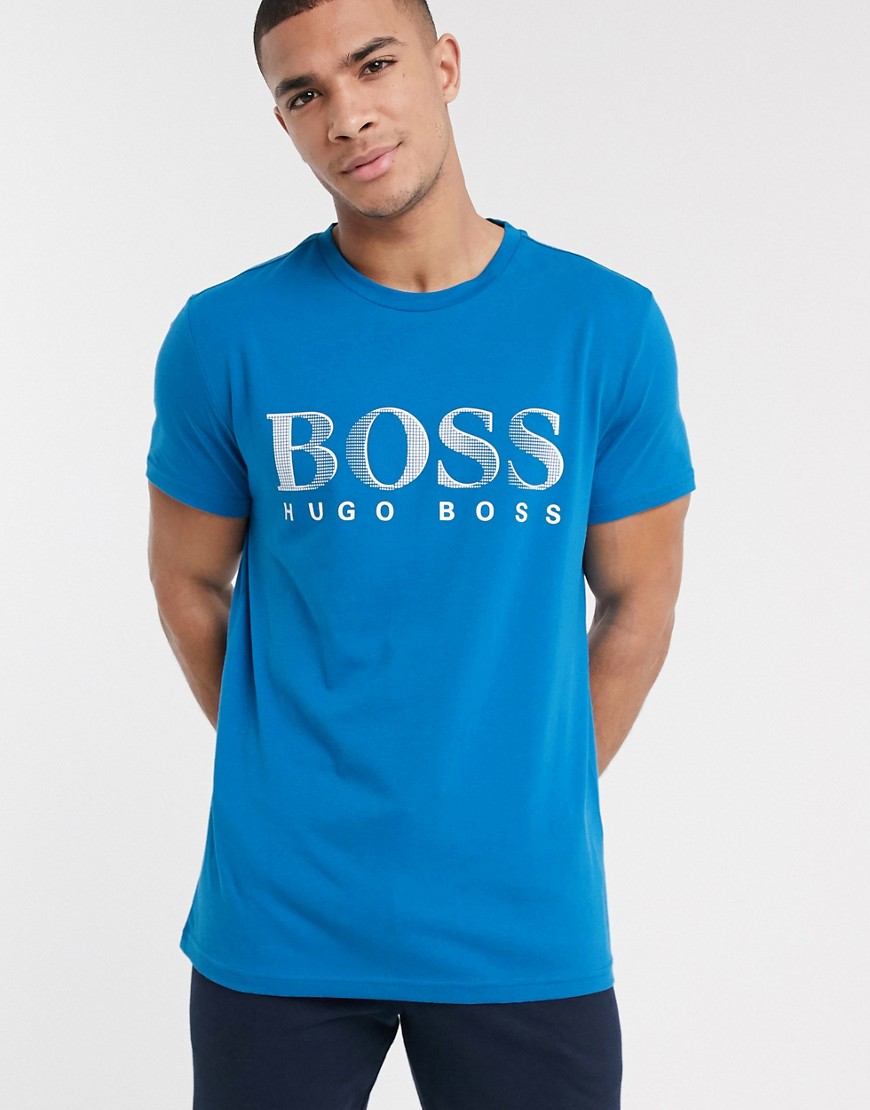 BOSS – Bodywear – Mörkblå t-shirt med logga