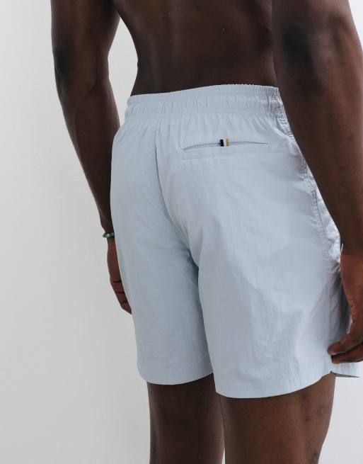BOSS Bodywear - Octopus - Short de bain à logo imprimé - Bleu clair, 4 de 5