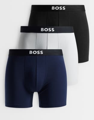Boss Bodywear One 3 Pack Boxer Briefs In Multi