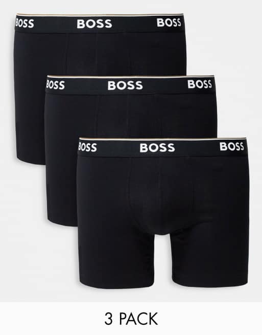 BOSS Bodywear - Pakke med 3 par boksershorts i sort